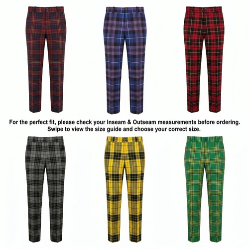 Men tartan acrylic wool - acrylic,