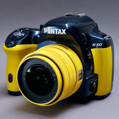 Used pentax yellow dslr - pentax,