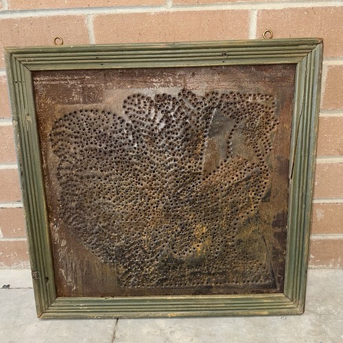 Antique primitive hand punched - antique,