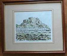 Watercolour Jersey Framed