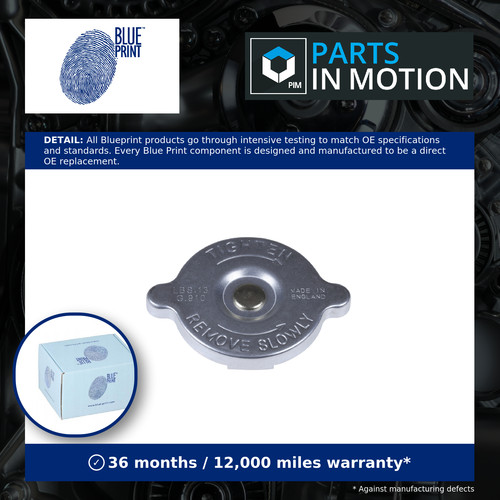 Radiator cap fits blue - radiator,