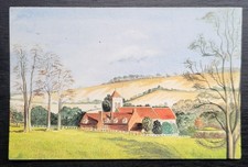 Postcard Used The Church and Church House Hughenden Buckinghamshire 21 May 2001