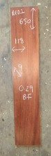 Redheart timber blank, reclaimed South American timber 