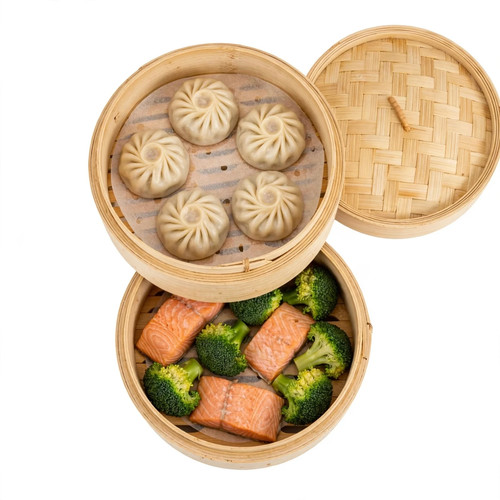 Chinese bamboo steamer - bamboo, basket