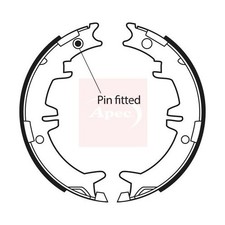 APEC Brake Shoe Set, parking
