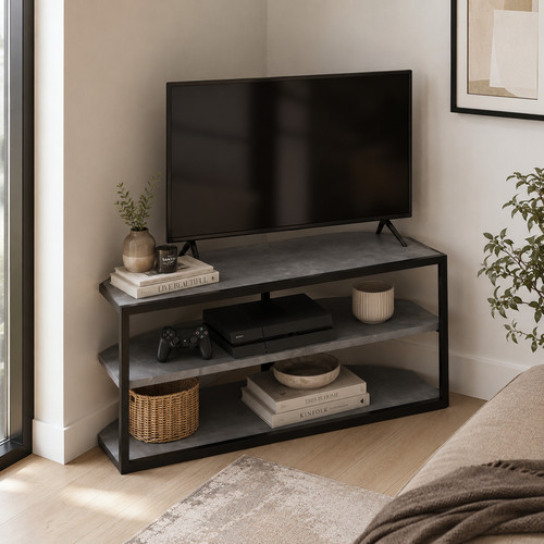 Corner stand grey - tv,