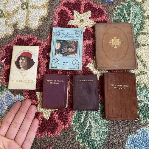 Antique miniature books 1800s - books,