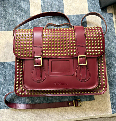 Martens burgundy leather - dr.,