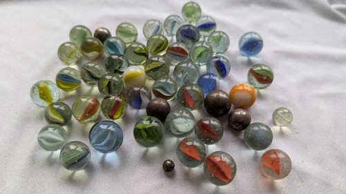 Vintage mixed marbles lot - mixed,