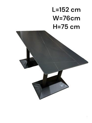 Marble table 152 76cm - marble,
