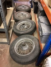 Jaguar v12 chrome wire wheels
