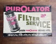 Vintage enamel Garage Sign