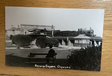 Old  Photo Size Postcard Of The Railway Station Dawlish