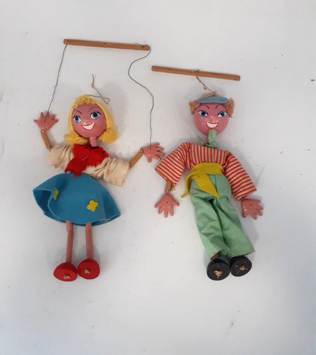 Vintage marionette string - vintage,