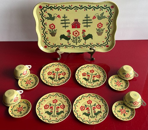 Vintage chein tin litho - j.,