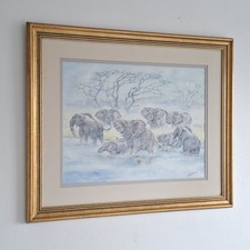Large original watercolour - original,