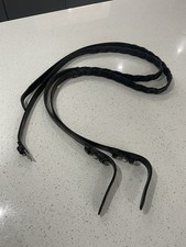 Sabre Laced Reins In Black