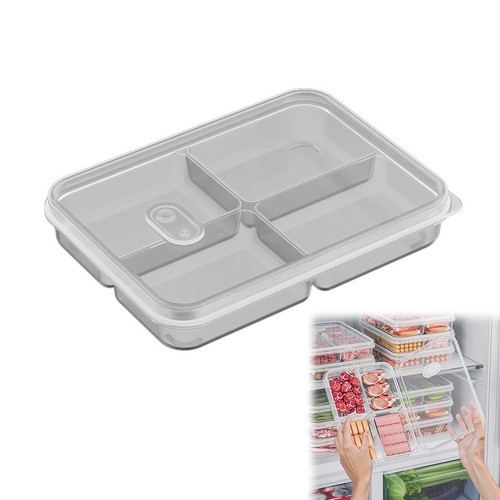 Compartments fridge storage - 4-compartments,
