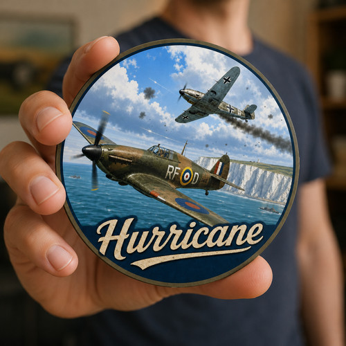 Ww2 aircraft acrylic coaster - aircraft,