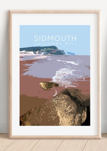 Sidmouth poster devon a4 - in,