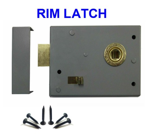 Rim door latch lock - rim,
