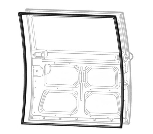 Vewib sliding door seal right - door,