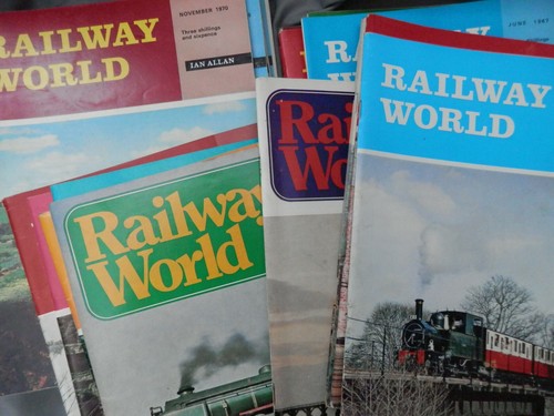 Railway world magazines - railway,