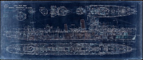 Hms wild swan blueprint plan - hms,