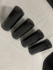 GENUINE BMW M3 E9X E90 E92 E93 BLACK EXHAUST TIPS 