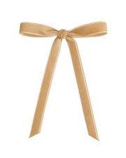 13cm Gold Velvet Bows –