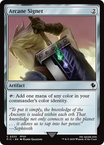 Mtg arcane signet fic - signet, ~