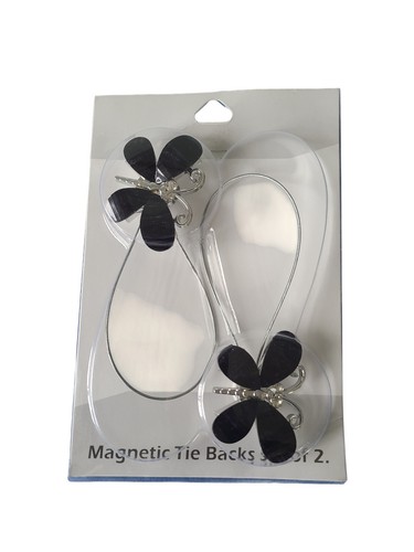 Diamantes butterfly tiebacks - butterfly,