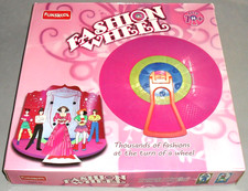 Fashion Wheel Funskool Clothes Design Creative Craft Toy Board Game 2010 RETRO