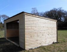 Mobile field shelter 12ft x 12ft- Pent roof 3.6x3.6m