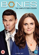 Bones: The Complete Ninth Season DVD (2014) David Boreanaz cert 15 6 discs