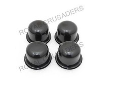 4 BLACK FRONT REAR WHEEL