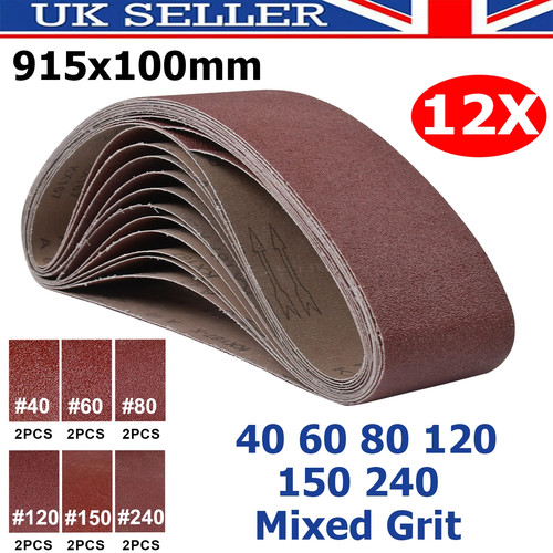12pcs 100 915mm sanding - 12pcs,