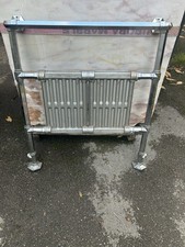 Art Deco Towel Rail Radiator Chrome Brass Ideal Standard