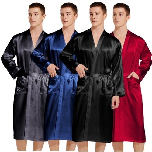 Mens long satin silk - ⭐⭐mens,