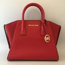 Michael Kors Red Avril Small