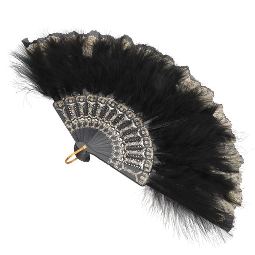 Folding fan retro style - retro,