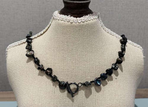Keshi pearl necklace - pearl,