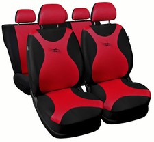  CAR SEAT COVERS fit Vauxhall Tigra - black/red full set 