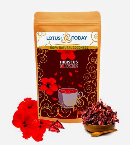 Organic hibiscus tea dried - hibiscus, tea,