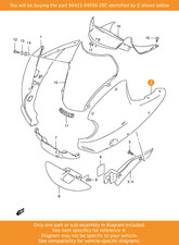 SUZUKI Cowling, Side Lh