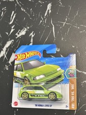 Hotwheels Honda Civic Ef Green