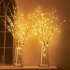 50 LED Branch Twig Lights Tree