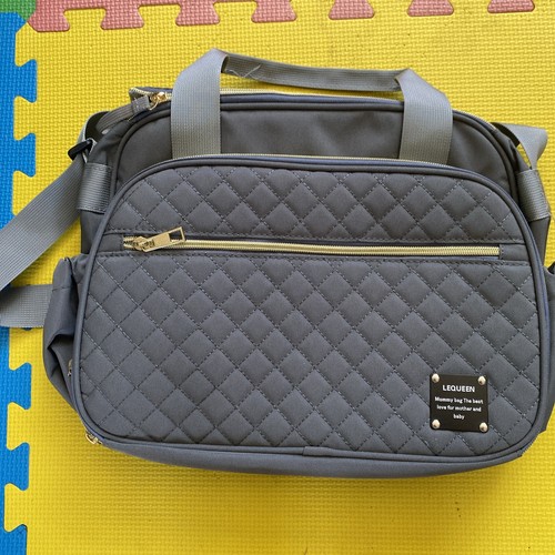 Grey nappy changing - nappy, bag