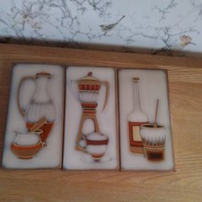 Set  3 Vintage Terracotta
