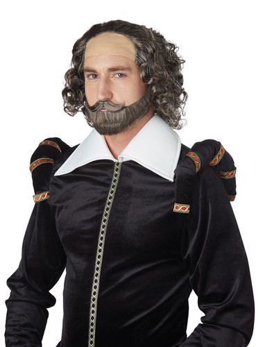 Shakespeare wig with beard - wig,